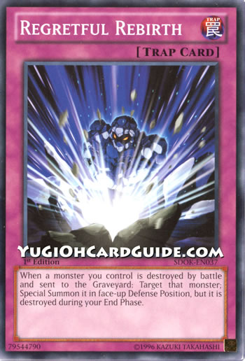 Yu-Gi-Oh Card: Regretful Rebirth
