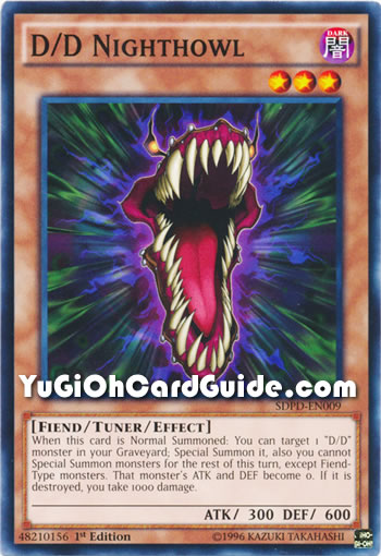 Yu-Gi-Oh Card: D/D Nighthowl