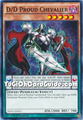 Yu-Gi-Oh Card: D/D Proud Chevalier