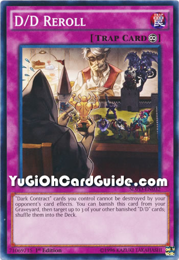 Yu-Gi-Oh Card: D/D Reroll