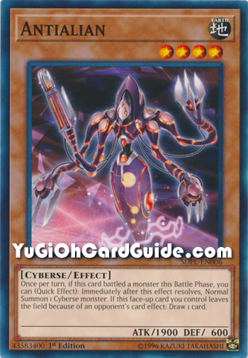 Yu-Gi-Oh Card: Antialian