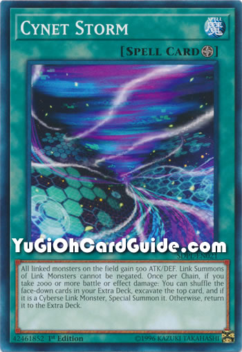 Yu-Gi-Oh Card: Cynet Storm