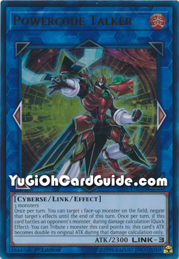 Yu-Gi-Oh Card: Powercode Talker