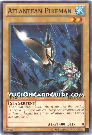 Yu-Gi-Oh Card: Atlantean Pikeman