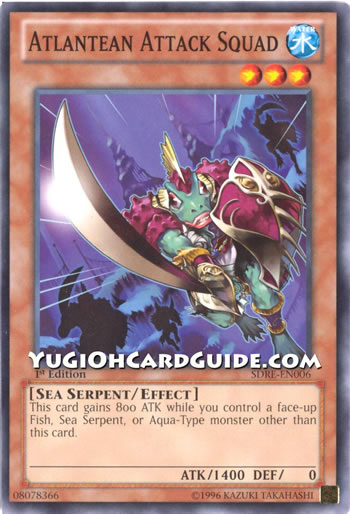 Yu-Gi-Oh Card: Atlantean Attack Squad