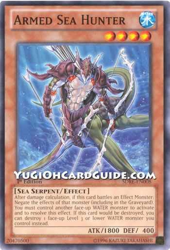 Yu-Gi-Oh Card: Armed Sea Hunter