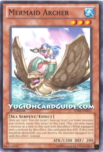 Yu-Gi-Oh Card: Mermaid Archer