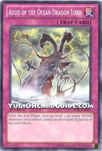 Yu-Gi-Oh Card: Aegis of the Ocean Dragon Lord