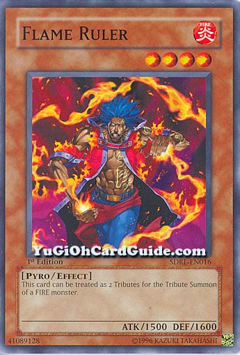 Yu-Gi-Oh Card: Flame Ruler