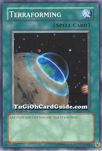 Yu-Gi-Oh! Carta Terraforming (DR1-EN036) | Dark Revelations 1 - Unlimited Edition