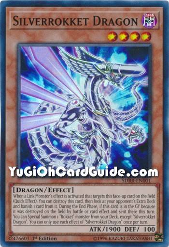 Yu-Gi-Oh Card: Silverrokket Dragon