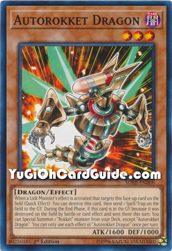 Yu-Gi-Oh Card: Autorokket Dragon