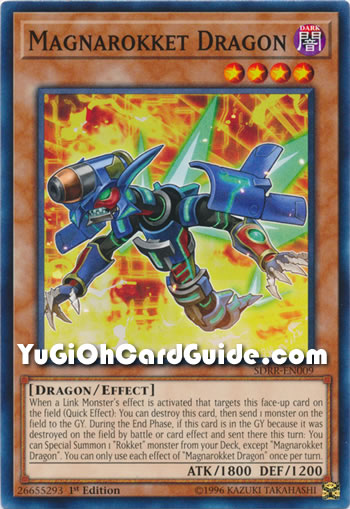 Yu-Gi-Oh Card: Magnarokket Dragon