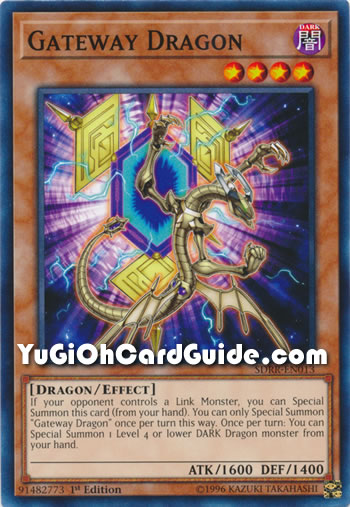 Yu-Gi-Oh Card: Gateway Dragon