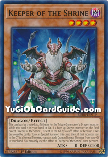 Yu-Gi-Oh Card: Keeper of the Shrine