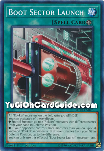 Yu-Gi-Oh Card: Boot Sector Launch