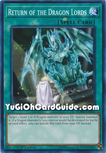 Yu-Gi-Oh Card: Return of the Dragon Lords