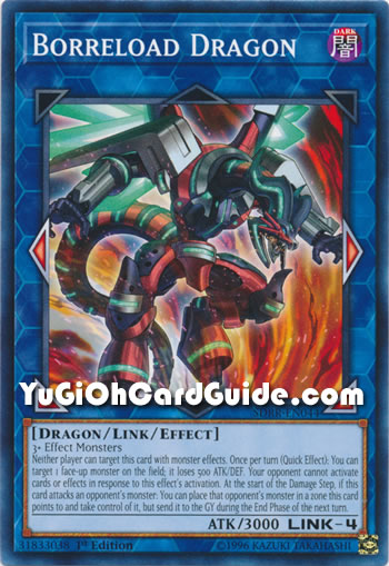 Yu-Gi-Oh Card: Borreload Dragon