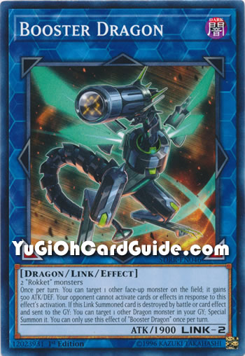 Yu-Gi-Oh Card: Booster Dragon