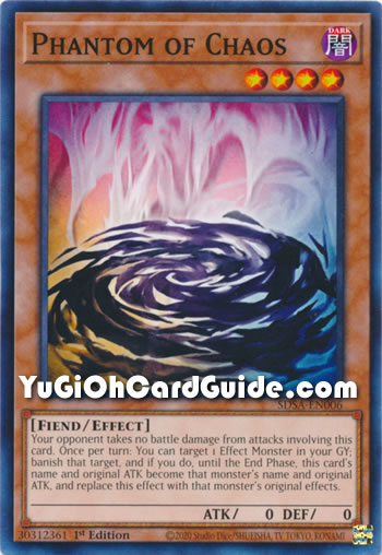 Yu-Gi-Oh Card: Phantom of Chaos