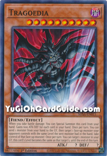 Yu-Gi-Oh Card: Tragoedia