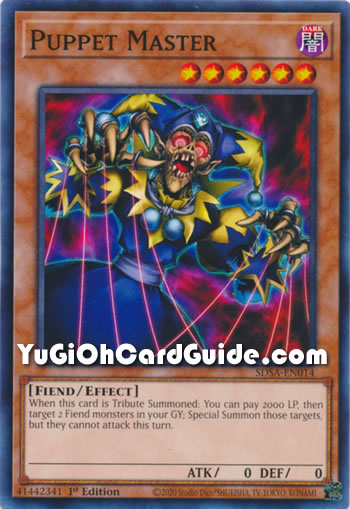 Yu-Gi-Oh Card: Puppet Master