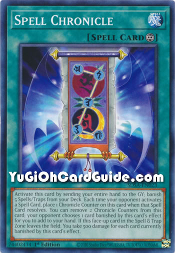 Yu-Gi-Oh Card: Spell Chronicle