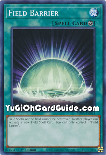 Yu-Gi-Oh Card: Field Barrier