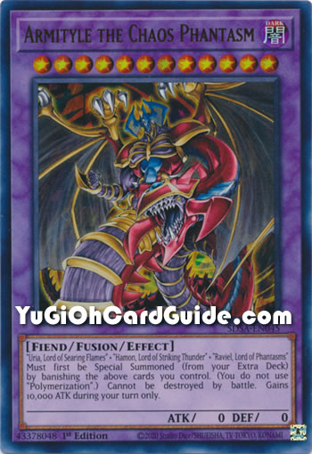 Yu-Gi-Oh Card: Armityle the Chaos Phantom
