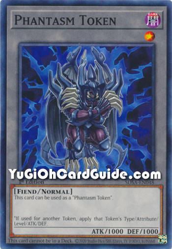 Yu-Gi-Oh Card: Phantasm Token