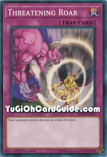 Yu-Gi-Oh Card: Threatening Roar