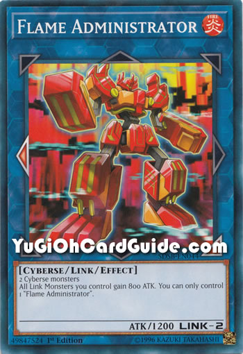 Yu-Gi-Oh Card: Flame Administrator