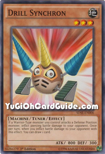 Yu-Gi-Oh Card: Drill Synchron