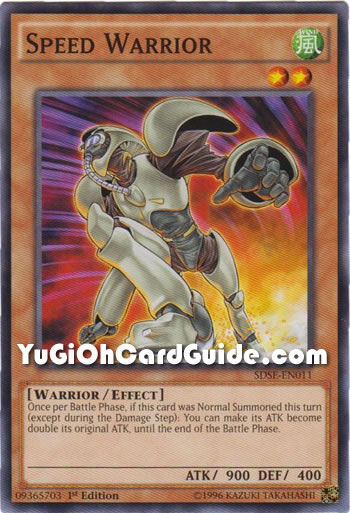 Yu-Gi-Oh Card: Speed Warrior