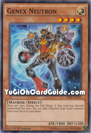 Yu-Gi-Oh Card: Genex Neutron