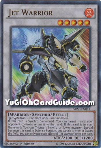 Yu-Gi-Oh Card: Jet Warrior