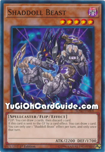 Yu-Gi-Oh Card: Shaddoll Beast