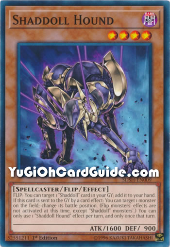 Yu-Gi-Oh Card: Shaddoll Hound