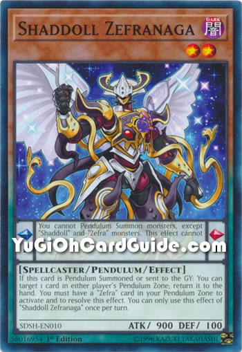 Yu-Gi-Oh Card: Shaddoll Zefranaga