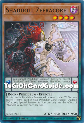 Yu-Gi-Oh Card: Shaddoll Zefracore