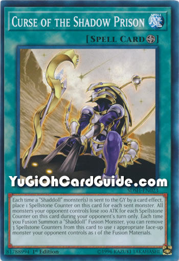 Yu-Gi-Oh Card: Curse of the Shadow Prison
