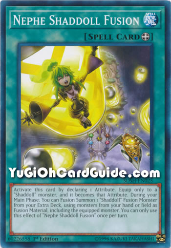 Yu-Gi-Oh Card: Nephe Shaddoll Fusion
