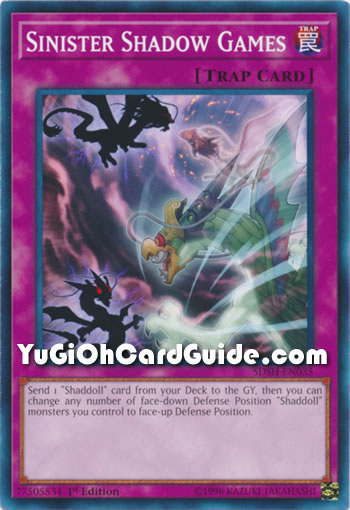 Yu-Gi-Oh Card: Sinister Shadow Games
