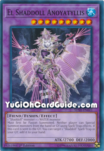 Yu-Gi-Oh Card: El Shaddoll Anoyatyllis