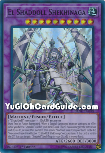 Yu-Gi-Oh Card: El Shaddoll Shekhinaga
