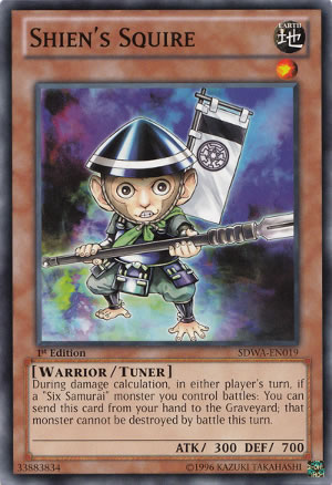 Yu-Gi-Oh Card: Shien's Squire