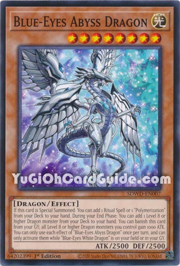 Yu-Gi-Oh Card: Blue-Eyes Abyss Dragon