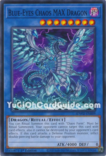 Yu-Gi-Oh Card: Blue-Eyes Chaos MAX Dragon