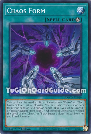 Yu-Gi-Oh Card: Chaos Form