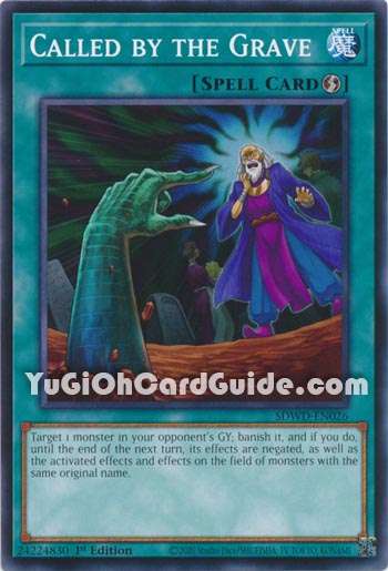 Yu-Gi-Oh Card: Called by the Grave